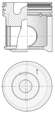 Piston (40623600 KOLBENSCHMIDT) CLAAS