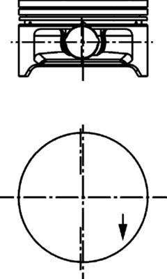 Piston (40632610 KOLBENSCHMIDT) MINI