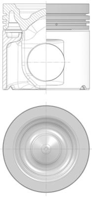 Piston (40670600 KOLBENSCHMIDT) SCANIA