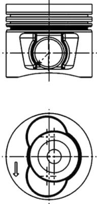 Piston (40715610 KOLBENSCHMIDT) VW