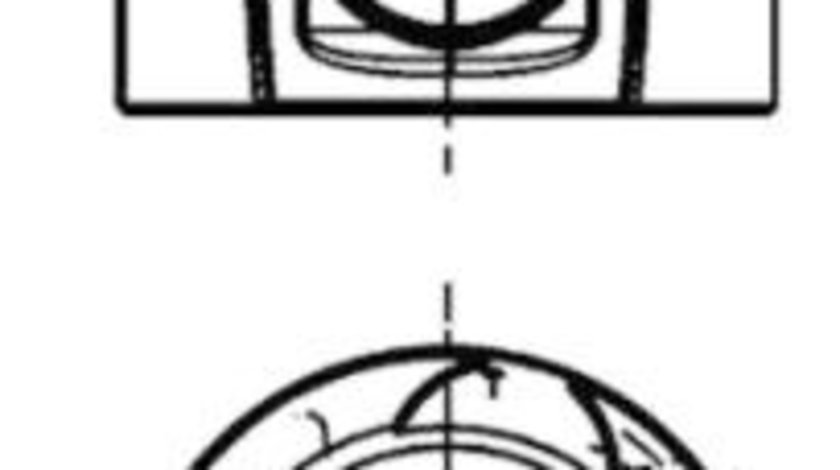 Piston (40733600 KOLBENSCHMIDT) DAF