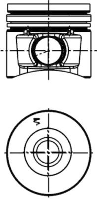 Piston (40743620 KOLBENSCHMIDT)