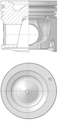 Piston (40752600 KOLBENSCHMIDT) MC CORMICK