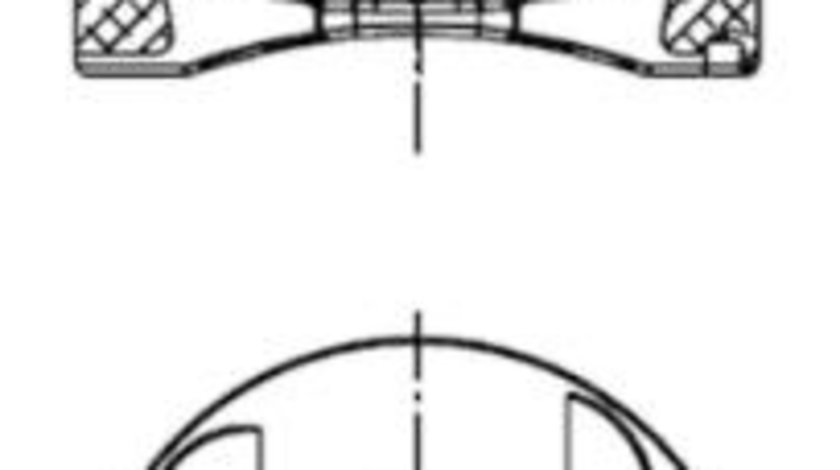 Piston (40776620 KOLBENSCHMIDT) MERCEDES-BENZ