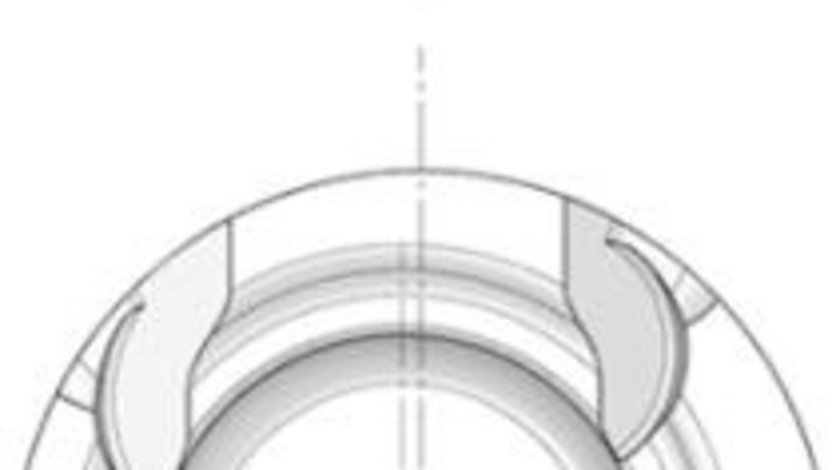 Piston (40853600 KOLBENSCHMIDT) MERCEDES-BENZ,MERCEDES-BENZ (BBDC)