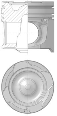 Piston (40871600 KOLBENSCHMIDT) MAN,NEOPLAN,VW