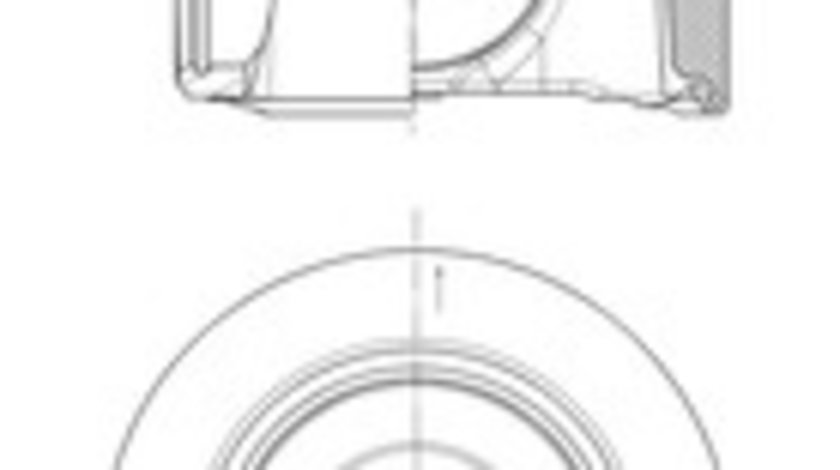 Piston (41013600 KOLBENSCHMIDT) SCANIA,VAN HOOL