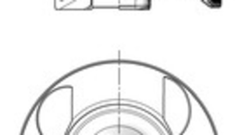 Piston (41079600 KOLBENSCHMIDT) MERCEDES-BENZ