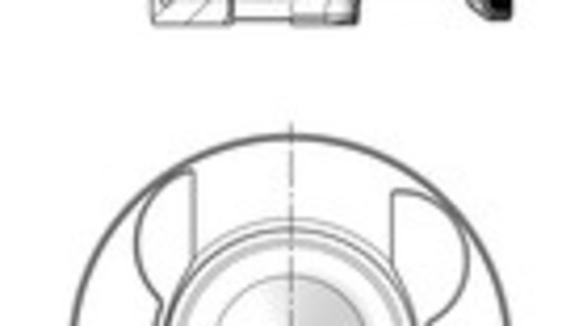 Piston (41080600 KOLBENSCHMIDT) MERCEDES-BENZ