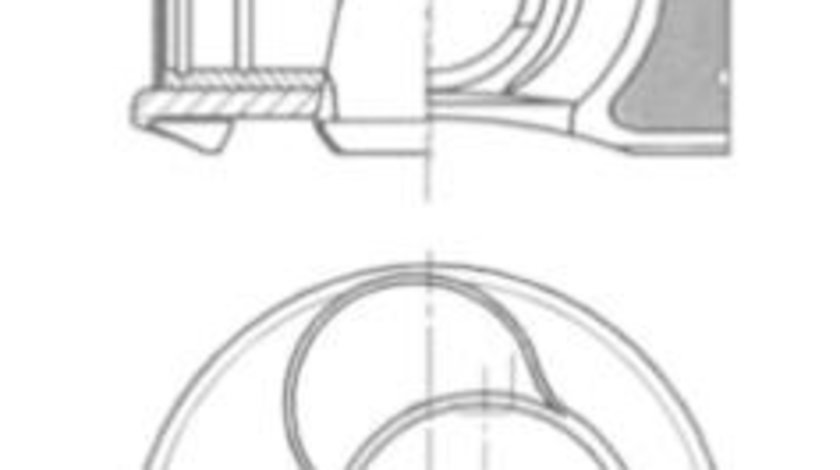 Piston (41158610 KOLBENSCHMIDT) AUDI,SEAT,SKODA,VW