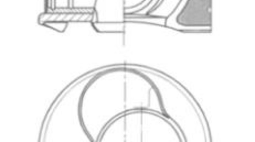 Piston (41159610 KOLBENSCHMIDT) AUDI,SEAT,SKODA,VW