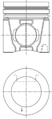 Piston (41166600 KOLBENSCHMIDT)