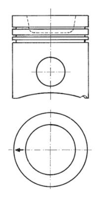 Piston (41260600 KOLBENSCHMIDT)