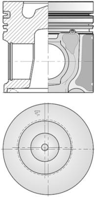 Piston (41506600 KOLBENSCHMIDT) ASKAM (FARGO/DESOTO),DEUTZ-FAHR