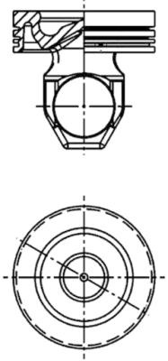 Piston (41519600 KOLBENSCHMIDT)