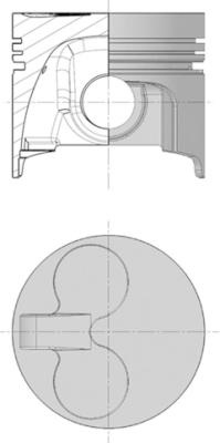 Piston (41528620 KOLBENSCHMIDT)