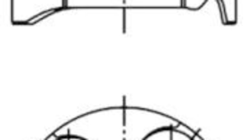 Piston (41660620 KOLBENSCHMIDT) OPEL,VAUXHALL