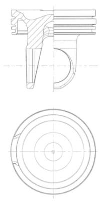 Piston (41758600 KOLBENSCHMIDT)