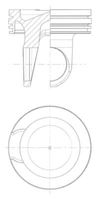 Piston (41760600 KOLBENSCHMIDT)