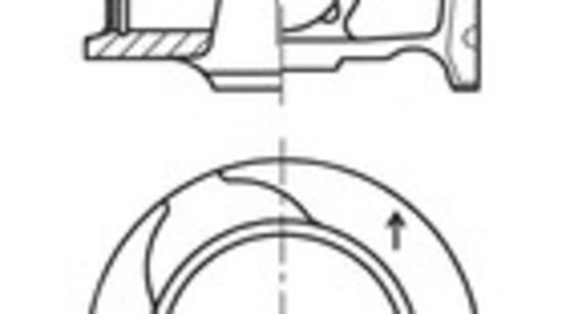 Piston (41812620 KOLBENSCHMIDT) DACIA,NISSAN,RENAULT