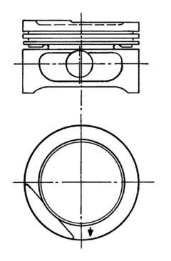 Piston (90556623 KS) BEDFORD,OPEL,VAUXHALL