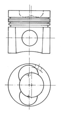 Piston (94412600 KS) MAN,NEOPLAN
