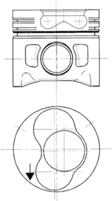 Piston (94428720 KS) AUDI,FORD,MULTICAR,SEAT,SKODA,VW