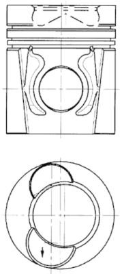 Piston (94445600 KS) DAF