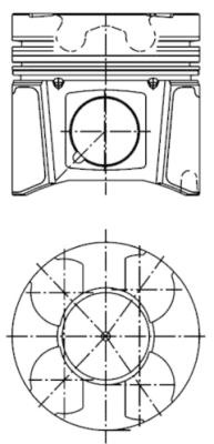 Piston (99433600 KS) RENAULT