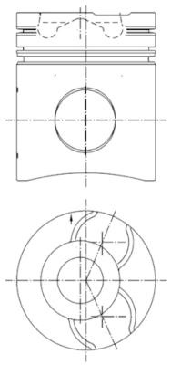 Piston (99751600 KS) VOLVO
