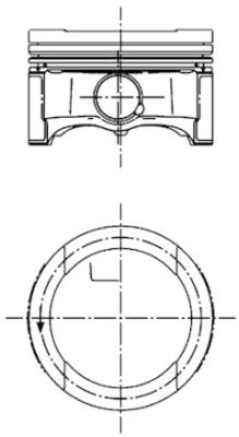 Piston (99792600 KS) AUDI,SEAT,SKODA,VW