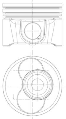 Piston (99832600 KS) VW