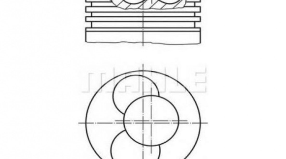 Piston Audi AUDI 80 (8C, B4) 1991-1994 #2 028107065AB