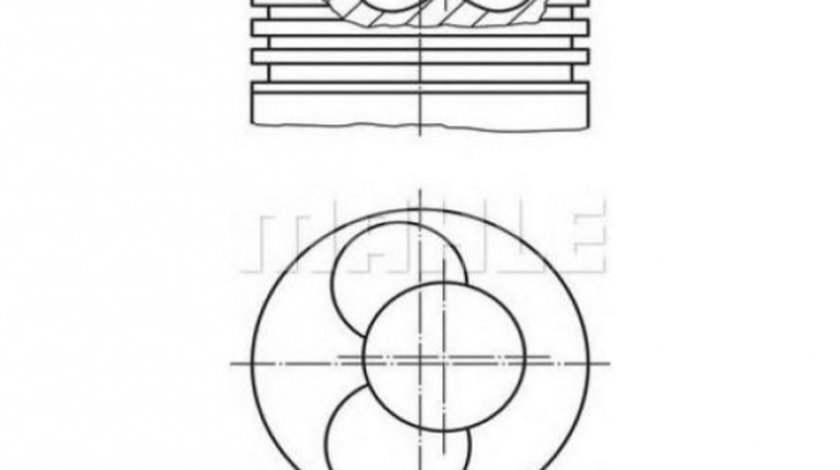 Piston Audi AUDI 80 (8C, B4) 1991-1994 #2 028107065AB