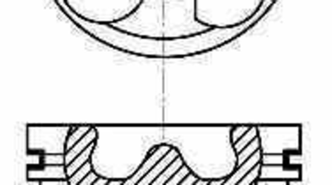 Piston BMW 5 E60 NÜRAL 87-114400-40