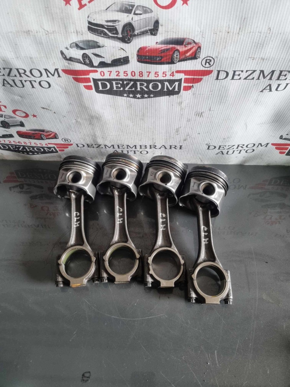 Piston cu biela 04L107065D Audi A1 8X Hatchback 1.6 TDI CXMA 115 cai