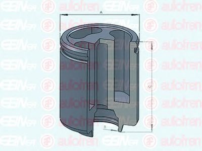 Piston etrier D025234