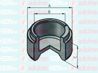 Piston, etrier frana ALFA ROMEO GT (105_) (1963 - 1977) AUTOFREN SEINSA D025519 piesa NOUA