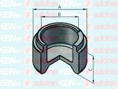 Piston, etrier frana ALFA ROMEO SPIDER (115) (1971 - 1993) AUTOFREN SEINSA D025519 piesa NOUA
