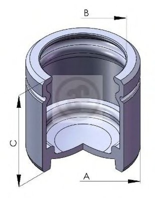 Piston, etrier frana AUDI A4 Avant (8K5, B8) (2007 - 2015) AUTOFREN SEINSA D025107 piesa NOUA
