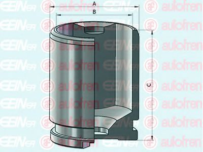 Piston, etrier frana AUDI A6 (4F2, C6) (2004 - 2011) AUTOFREN SEINSA D025536 piesa NOUA