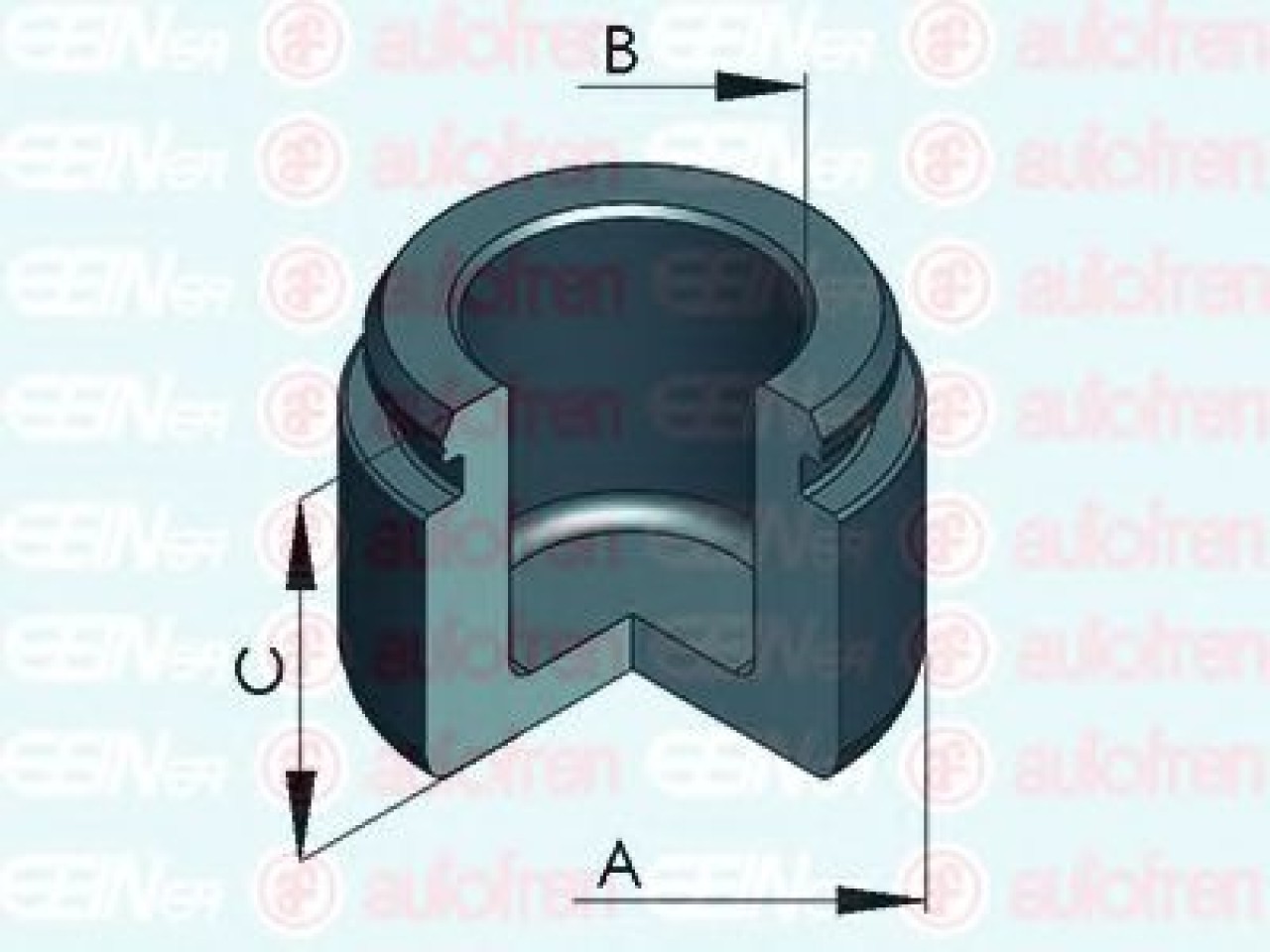 Piston, etrier frana AUDI A8 (4H) (2009 - 2016) AUTOFREN SEINSA D025367 piesa NOUA