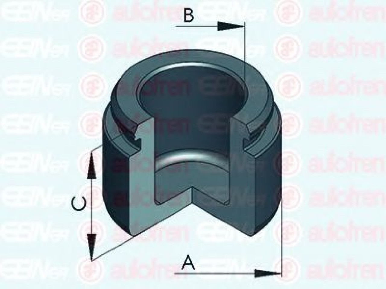 Piston, etrier frana AUDI A8 (4H) (2009 - 2016) AUTOFREN SEINSA D025369 piesa NOUA