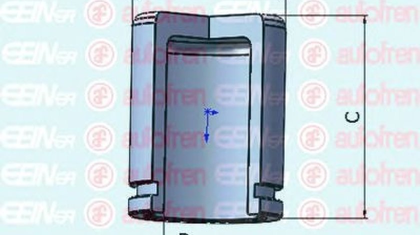 Piston, etrier frana CHEVROLET LACETTI (J200) (2003 - 2016) AUTOFREN SEINSA D025434 piesa NOUA