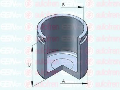 Piston, etrier frana FIAT DUCATO bus (250, 290) (2006 - 2016) AUTOFREN SEINSA D025283 piesa NOUA