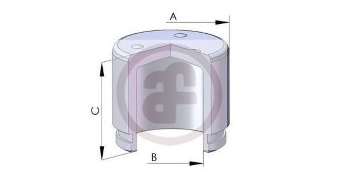 Piston, etrier frana Honda CIVIC combi (AN, AR) 1983-1987 #2 150292C