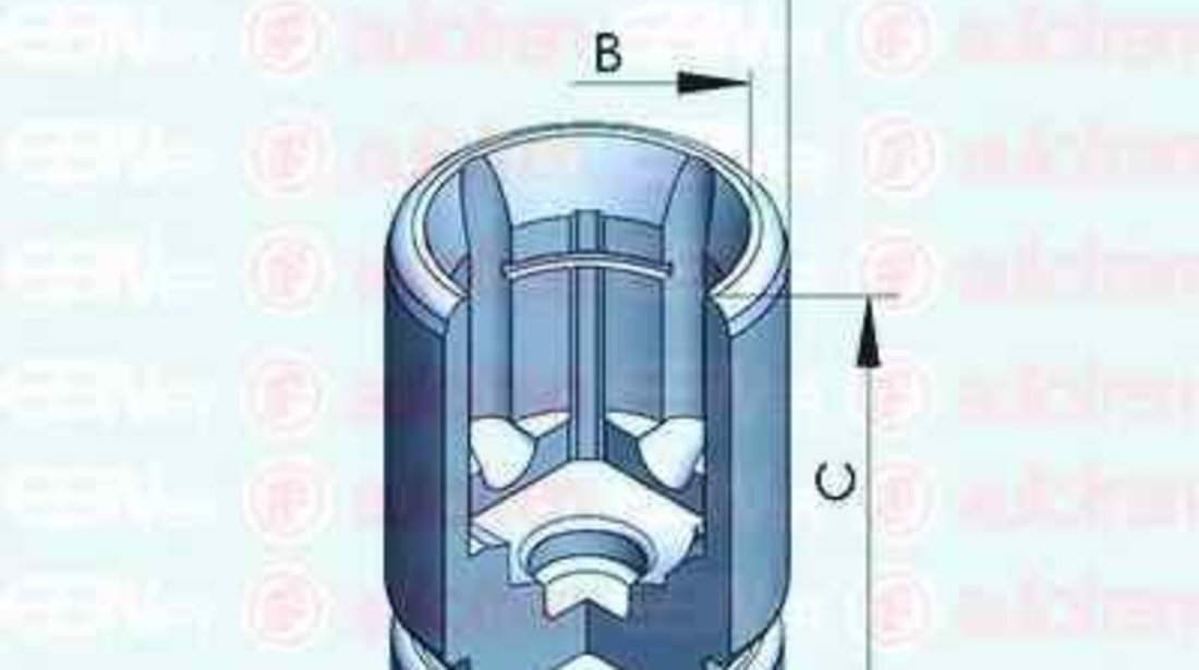 Piston, etrier frana HONDA CIVIC VII Hatchback (EU, EP, EV) AUTOFREN SEINSA D025233