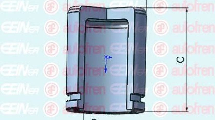 Piston, etrier frana HYUNDAI MATRIX (FC) (2001 - 2010) AUTOFREN SEINSA D025435 piesa NOUA