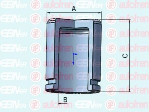 Piston, etrier frana HYUNDAI TUCSON (JM) (2004 - 2010) AUTOFREN SEINSA D025435 piesa NOUA