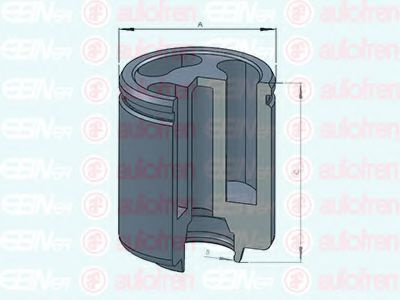 Piston, etrier frana IVECO DAILY VI platou / sasiu (2014 - 2016) AUTOFREN SEINSA D025234 piesa NOUA